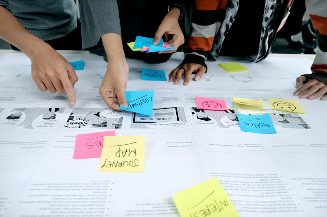 team brainstorming ideas